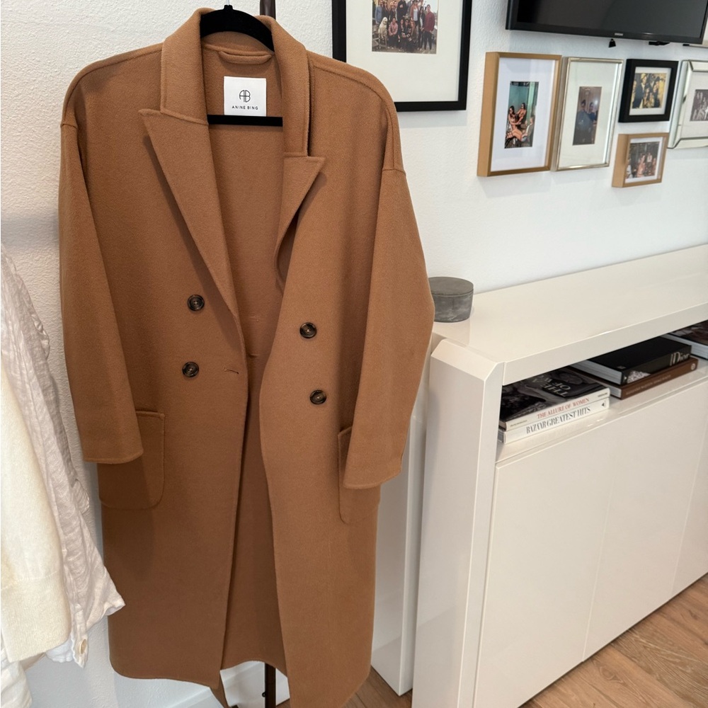 Anine Bing, Dylan Coat - Camel Cashmere Blend